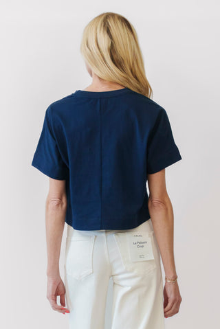 FRNCH Shade Tee in navy