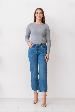 FRAME Slouchy Straight in Carama