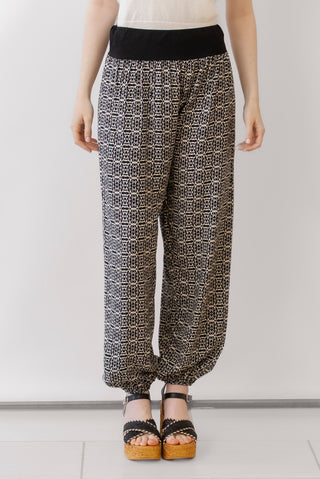 Apricot Ikat Joggers