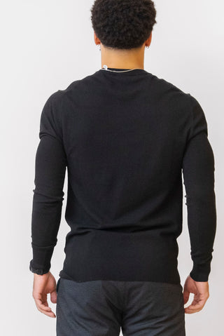 MIZUMI Crew Neck Sweater in Black