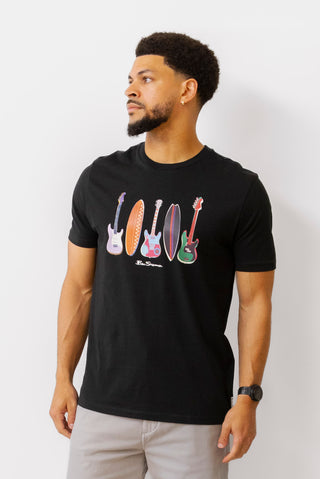 Ben Sherman Surf N Guitar Tee