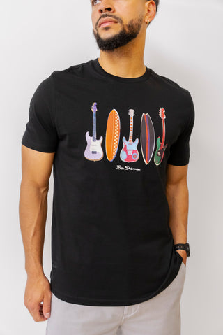 Ben Sherman Surf N Guitar Tee
