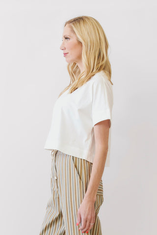 FRNCH Shade Tee in white