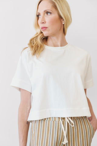 FRNCH Shade Tee in white