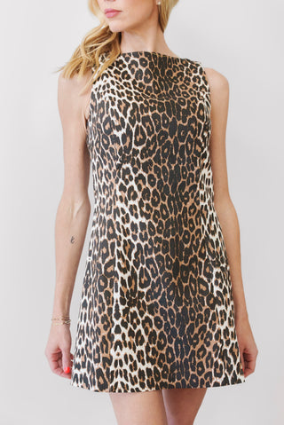 LUCY PARIS Cara Leopard Dress