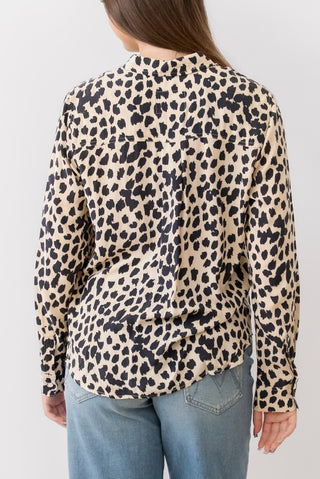 Rails Josephine Taupe Spotted Blouse
