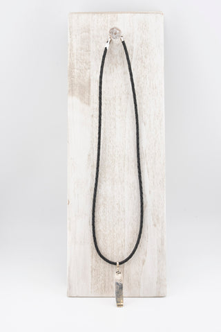AMY LEA Long Pendant on Leather Cord