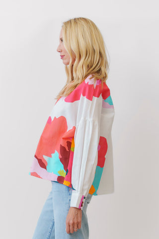 Crosby Bryleigh Top Bold Bloom