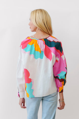 Crosby Bryleigh Top Bold Bloom