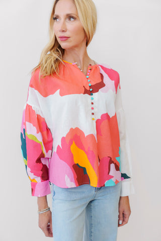 Crosby Bryleigh Top Bold Bloom