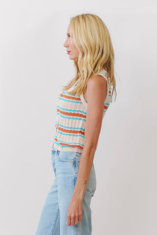 LNA Lou sleeveless cardigan