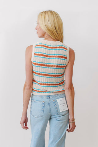 LNA Lou sleeveless cardigan
