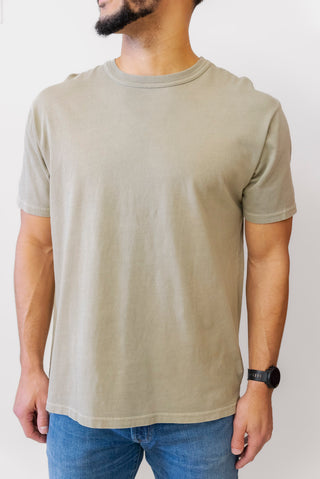 CITIZEN OF HUMANITY Box Tee in wheat