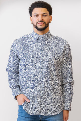 MOJITO Geometric Button down
