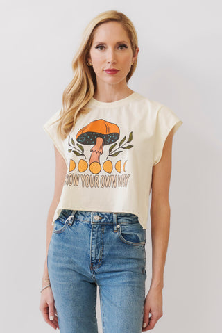PEOPLE OF LEISURE Your Way Crop Tee
