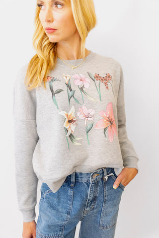 Farm Rio Flowers Sweatshirt