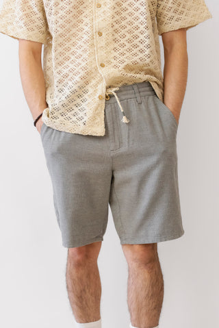 Projek Raw Linen Short in Sage