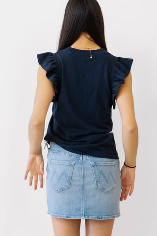 MOTHER Vagabond Mini Skirt in Tune in Tune Out