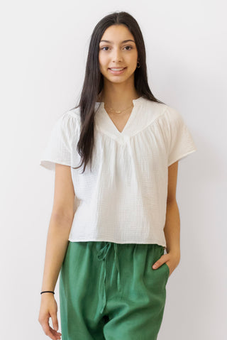 Rails Sayer Notch Neck Top