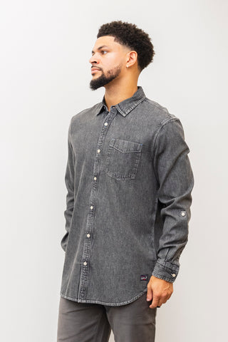 SCOTCH & SODA Washed 1 Pocket Denim Shirt