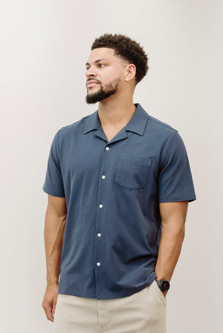 RAILS Flint Navy Button Up
