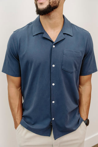 RAILS Flint Navy Button Up