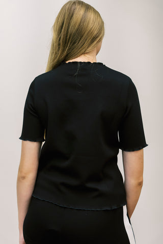 P CILL Modal Merrow Edge Mock Shirt