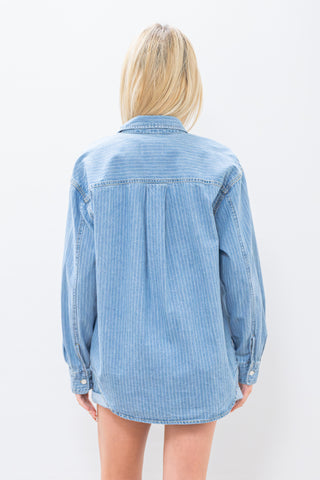 DAZE Haven  Denim Button Up