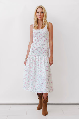 Baily Rose Drop Waist Smocked Dress
