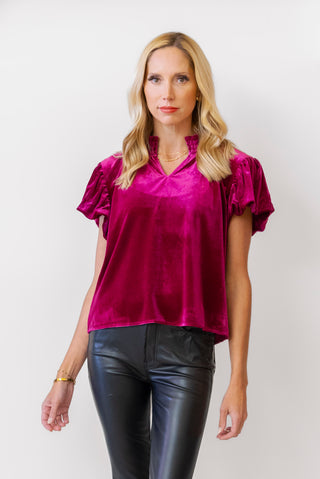 ANOTHER LOVE Eira Flutter Sleeve Top