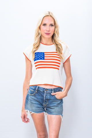 Z supply American Flag Sweater