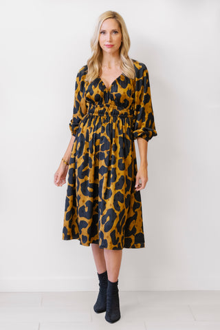 CROSBY Holland Dress in Leopard