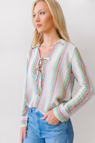 Rails Elm Top in Palais Stripe