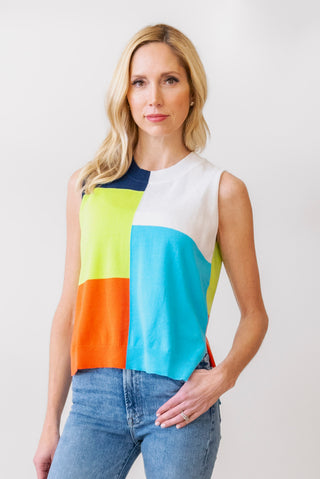 Zaket and Plover Geometric Vest in Sardinia