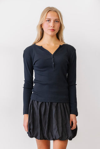 RAILS Easy Henley BLK