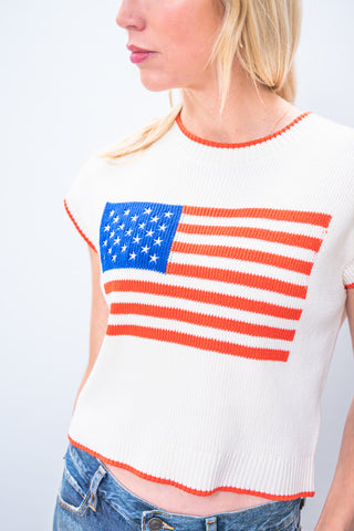 Z supply American Flag Sweater
