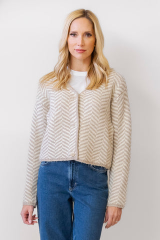 Z SUPPLY Naomi Herringbone Cardigan