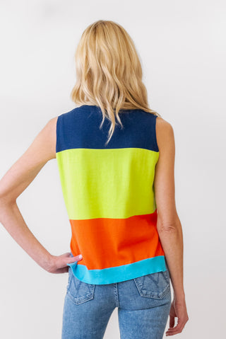 Zaket and Plover Geometric Vest in Sardinia