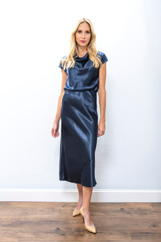 CURRENT AIR Drape Neck Blouse