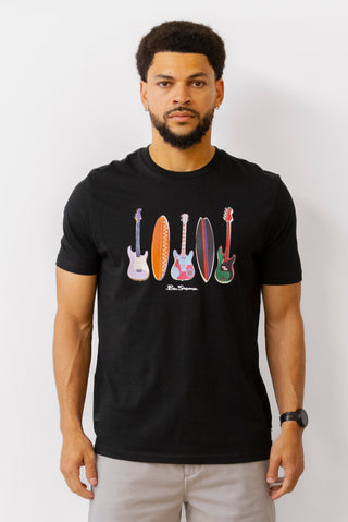 Ben Sherman Surf N Guitar Tee