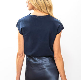 CURRENT AIR Drape Neck Blouse