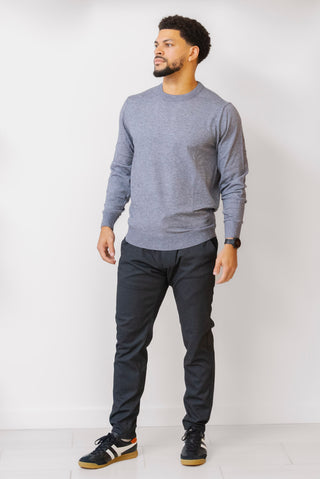 PROJEK RAW Crew Neck Sweater in Grey