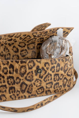 PS Violet Leopard Bag