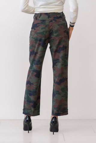 Michael Stars Maxine Lite Twill Pants in Camo