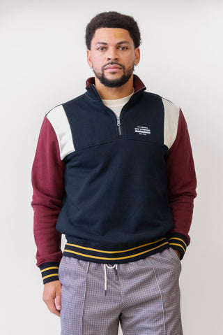 BEN SHERMAN Overhead Colorblock Sweatshirt