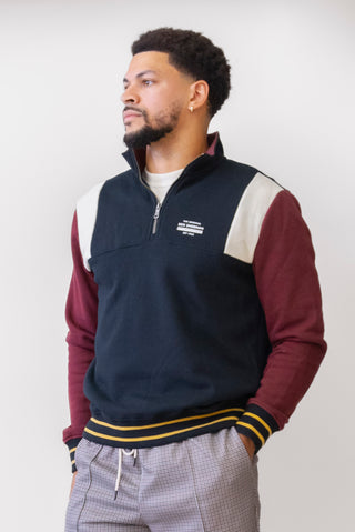 BEN SHERMAN Overhead Colorblock Sweatshirt