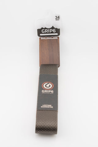 GRIP6 Walnut Buckle and Belt