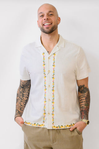 MAVRANS Hawaiian Linen Shirt