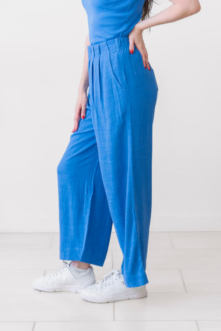 Z Supply Farah Pant in Blue Wave