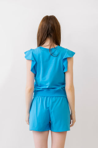 ANO Layla Ruffle Sweatshirt Top